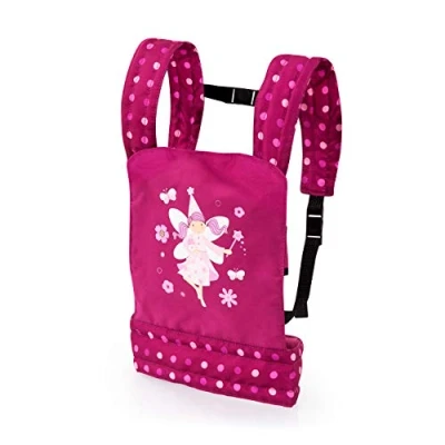 Immagine di Bayer Design 62267AA Marsupio EasyCarry, Porta Bambola, Giocattolo per Bambini, Accessori, bambolotti, Regolabile, Colore Bordeaux con Fata, 46 cm,