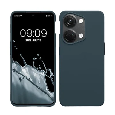 Immagine di kwmobile Cover per OnePlus Nord 3 5G Custodia Back Case Smartphone in Silicone TPU Protezione Gommata ardesia scuro