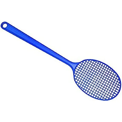 Immagine di FACKELMANN 44652 Mini scacciamosche Tecno, zanzariera con Occhiello per appenderla (Colore: Giallo, Verde, Selezionabile), quantità: 1 Pezzo, Plastica, Blu Non, Rosso