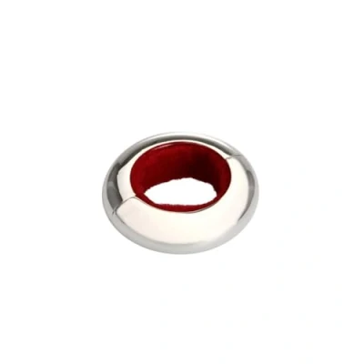 Immagine di Anello antigoccia magnetico D 5 cm Placcato argento di alta qualità per bottiglie vino, vino