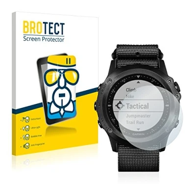 Immagine di brotect Pellicola Protettiva Vetro per Garmin Tactix Bravo Protezione Schermo [Durezza Estrema 9H, Chiaro]