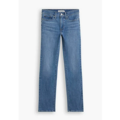 Immagine di Levi&#039;s 314 Shaping Straight Jeans a sigaretta, Donna, Taglia: 27x30, Lapis bare blue