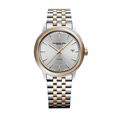 Immagine di Orologio Raymond Weil Maestro Uomo 2237 SP5 65021 Rotondo meccanico con carica automatica argento Diametro 40 mm Bracciale