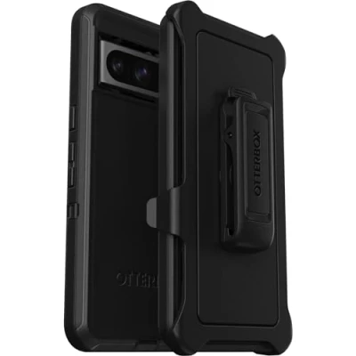 Immagine di cover per Google Pixel 8 Pro OtterBox Defender, resistente a shock e cadute, ultra robusta, testata 5x vs norme MIL STD 810G, Nero, Senza Retail Package