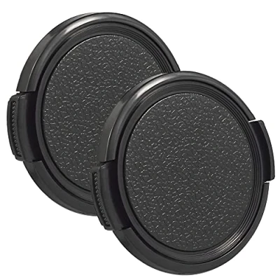 Immagine di Copriobiettivo a scatto da 39 mm per Leica Elmarit M 28 f/2.8 ASPH, Fire Rock obiettivo centralizzato Fujinon XF 27 R WR, 60 f/2.4 Macro 2Confezioni