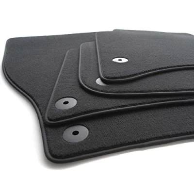 Immagine di Audi Tappetini in velluto per auto, A6 / S6 RS6 (C6/4F), confezione da 4 pezzi, colore: nero
