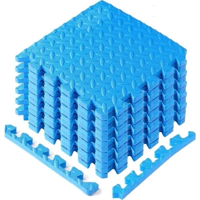 Immagine di Yes4All EZR0 Tappeto ad incastro 12SQFT, 1,1 m² (12 piastrelle), blu
