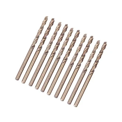 Immagine di 10 pezzi di punte M35 HSS al cobalto, set CO punta elicoidale, 1 5 mm per praticare fori in acciaio inossidabile (3 mm)