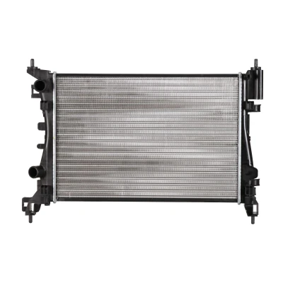 Immagine di NRF Economy Class 55341A Radiatore motore Alluminio 538 378 23 Alette di raffreddamento montate meccanicamente OPEL: Corsa D Hatchback