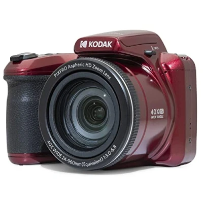 Immagine di Kodak PIXPRO Astro Zoom AZ405 Fotocamera digitale 21.14 Megapixel ottico: 40 x Rosso Video Full HD, Stabilizzatore dimmagine, con flash integrato