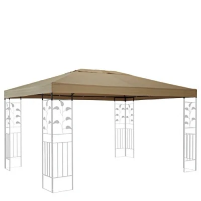 Immagine di Quick Star Tetto di Ricambio per Gazebo, 3 x 4 m, Colore: Beige