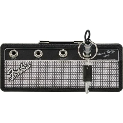 Immagine di Fender &quot;Jack Rack Key Holder Portachiavi e organizzatore in design Guitar Amp Colore: Nero
