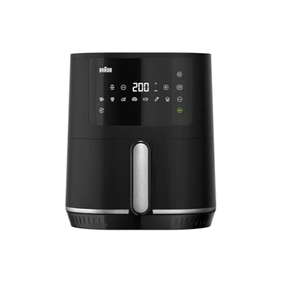 Immagine di Braun MultiFry 3 HF3030 Friggitrice ad Aria, Airfryer da 4.3L, Forno Controllo Temperatura 80 200, Tecnologia RealAir, 8 Programmi Preimpostati, Touch, 1500W, Nero