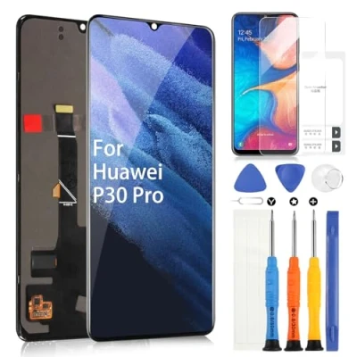 Immagine di Display LCD per Huawei P30 Pro, Pro VOG L29 L09 AL00 TL00 L04 AL10 HW 02L Schermo Touchscreen Digitazer Assembly Sostituzione con Riparazione Kit