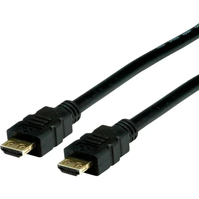 Immagine di Value HDMI Cavo Spina A, A 5.00 m Nero 11.99.5694 UHD 4K;, doppia schermatura