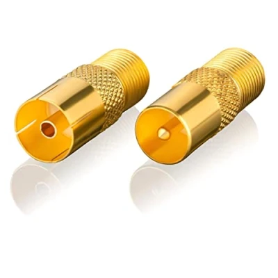Immagine di SEBSON Set Adattatore Antenna SAT 1x F femmina a coassiale maschio (IEC), (IEC) Connetore cavo