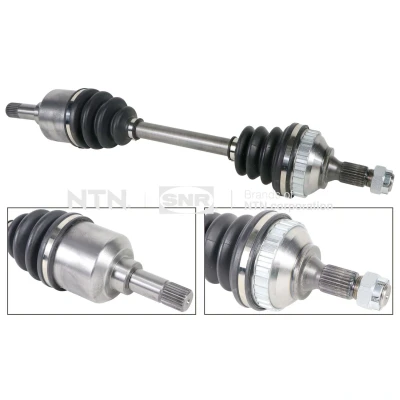 Immagine di SNR DK59.014 Albero motore / Semiasse Assale anteriore Sx 593 con cuscinetto in gomma CITROËN: Berlingo First I, ZX Station Wagon