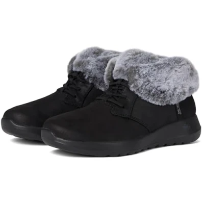 Immagine di Skechers Onthego Tronchetti, Donna, Taglia: 38.5, Black/gray Finta pelle / tessuto