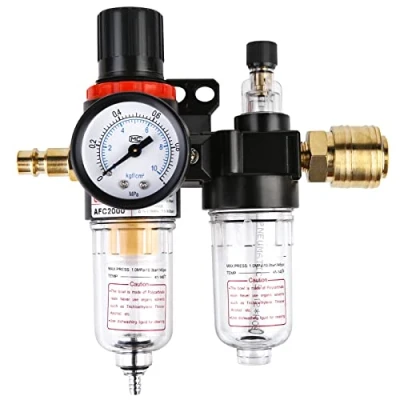 Immagine di regolatore Pressione Compressore,Riduttore di Acqua, per compressore pneumatico Componenti Filtro Lubrificatore Olio gas processore Valutare