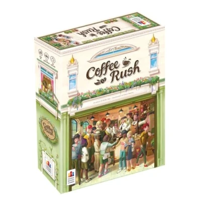 Immagine di Asmodee Coffee Rush Gioco da Tavolo, 2 4 Giocatori, 8+ Anni, Edizione in Italiano