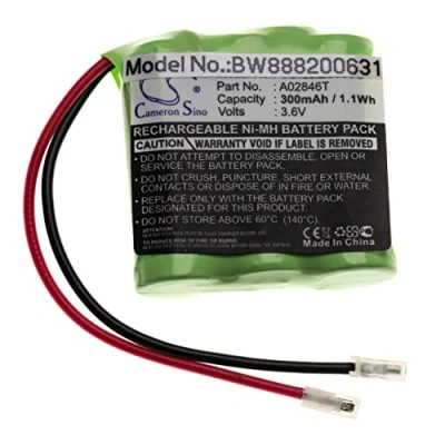 Immagine di vhbw Batteria per diversi dispositivi (300mAh, 3,6V, NiMH) 3x celle tipo 2/3 AAA, Micro