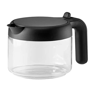 Immagine di De&#039;Longhi Coffee Pot Accessory, Caraffa di Vetro per Preparare Caffè Direttamente dal Chicco alla Tazza, con Tappo Plastica, Facile da Maneggiare e Portare in Giro, DLSC021