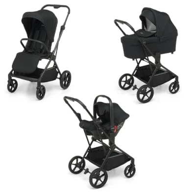 Immagine di Foppapedretti Spritz I Size, Sistema Modulare Combinato per Bambini, Navicella Passeggino e Seggiolino auto Licorice