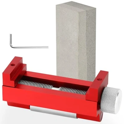 Immagine di Belle Vous Guida Affila Scalpelli e Pietra Affilatura Adatto a Fino 6,8 cm Affilacoltelli, Scalpelli, Pialle o Lame di Kit Coltelli