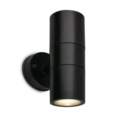 Immagine di BRILONER applique esterna IP54 antischizzo e antipolvere, portalampada GU10, max. 7W, lampada esterna, da parete, proiettore, illuminazione esterne, 16x7,5x11 cm, nero