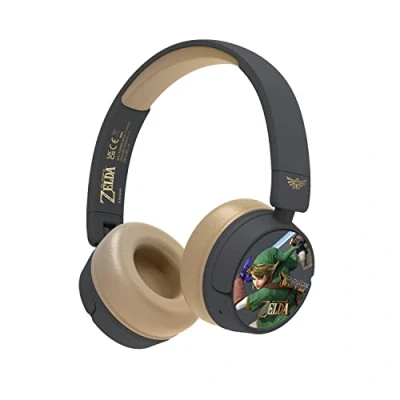 Immagine di OTL Technologies Cuffie wireless per bambini The Legend of Zelda Bluetooth pieghevoli