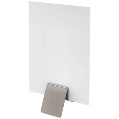 Immagine di Deflecto 794161 Porta depliant acciaio inox 1 pz. (L x A P) 50 67 mm