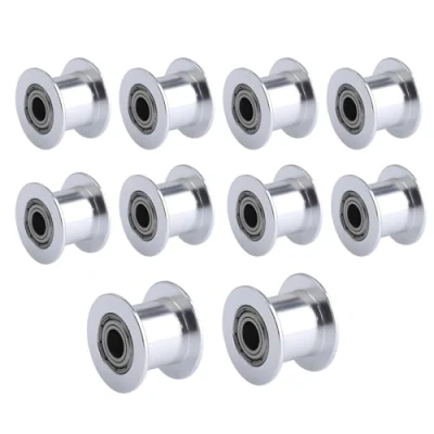 Immagine di Super Print GT2 Puleggia folle Idler Pulley 20 Toothless Senza denti Bore Foro 5mm for 3D Printer 9mm/10mm Width Timing Belt. (10pcs)