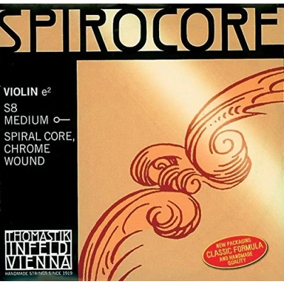 Immagine di Thomastik corda per 4/4 violino Spirocore Re nucleo spirale, rivest. alluminio, soft