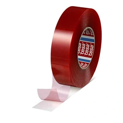 Immagine di tesa fix 4965 Nastro biadesivo forte trasparente, lunghezza: 50 m, diverse larghezze (15 mm x m)