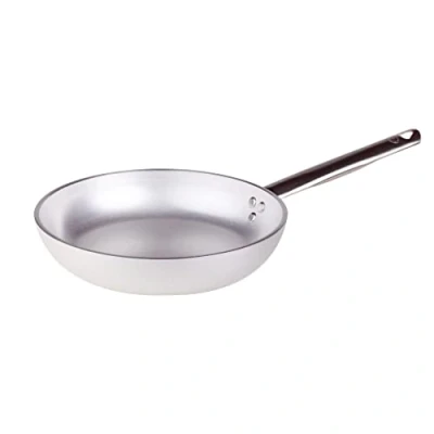 Immagine di Pentole Agnelli Linea Alluminio 5 mm Padella Radiante con Un Manico Inox, Argento, 40 cm