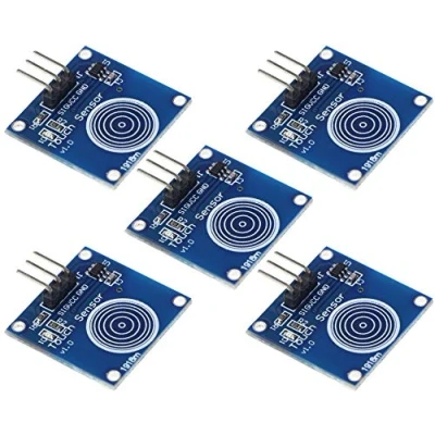 Immagine di TECNOIOT 5pcs TTP223 TTP223B Jog Digital Touch Sensor Capacitive Switch Module
