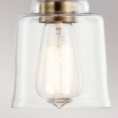 Immagine di KICHLER Lampada a sospensione Aivian, 1 luce, in ottone anticato