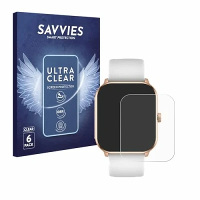 Immagine di savvies (6 Pezzi Pellicola Protettiva per ICE Watch Smart 021413 1.85&quot; Protezione Schermo Trasparente
