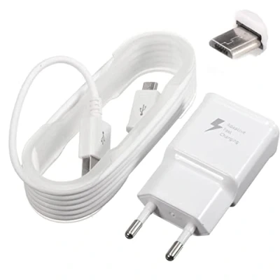Immagine di PH26 Caricatore rapido e potente 3A di nuova generazione + cavo micro USB per Wiko Y50/ Y51/ Y60/ Y61/ Y62/ Y70/ Y80/ Y81/ View 2/ 3/ 4 / Lite/Power U10/ Power U20