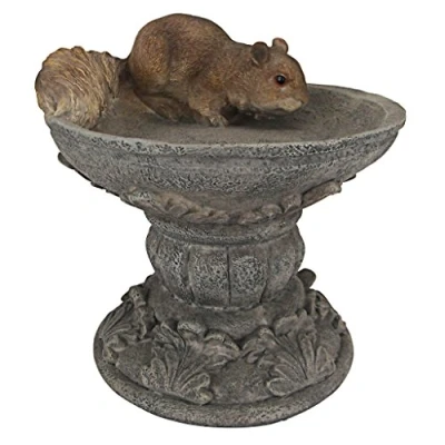 Immagine di Design Toscano QM231341 Statua di Hunter, Lo Scoiattolo dei Boschi, Multicolore, 19x18x19 cm