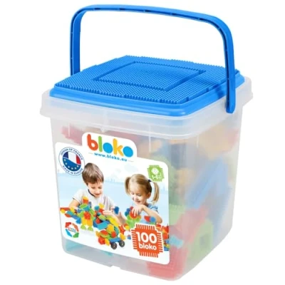 Immagine di BLOKO Barile da 100 1 Piatto Gioco (Blu), Multicolore, 232321, 503552