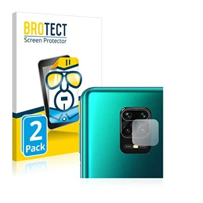 Immagine di brotect Pellicola Protettiva per Xiaomi Redmi Note 9 Pro Max (SOLO Fotocamera) Protezione Schermo (2 Pezzi) [Trasparente, Anti Impronte]