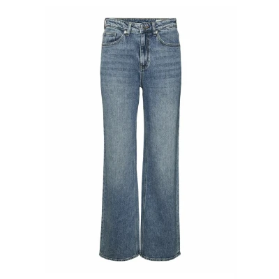 Immagine di VERO MODA Vmtessa HR Wide Jeans Ra394 Ga Noos Larghi, Media Blu Denim, 32W x 32L Donna