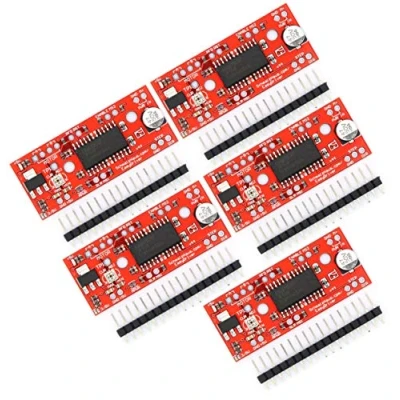 Immagine di TECNOIOT 5pcs A3967 EasyDriver Stepper Motor Driver V44 Development Board