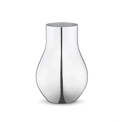 Immagine di Georg Jensen, vaso Cafu, Acciaio INOX, argento, Höhe: 21,60 cm Durchmesser: 14,80