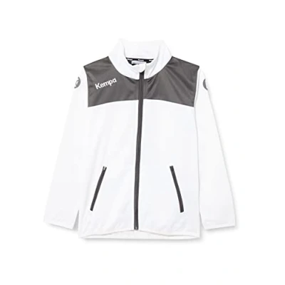 Immagine di Kempa Emotion 2.0 Poly Jacket, Felpa Uomo, Bianco/Antracite (White/Anthra), 116