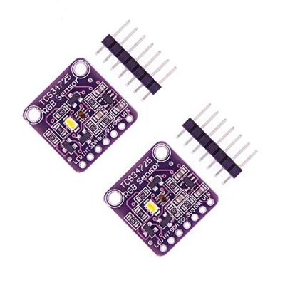 Immagine di ZkeeShop TCS34725 Modulo di riconoscimento del sensore colore della luce RGB compatibile per Arduino