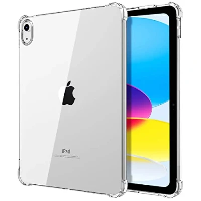 Immagine di TiMOVO Custodia Compatibile con iPad 10a Generazione 10,9&quot; 2022, Cover Protettiva in TPU Trasparente Morbido Antiurto Sottile e Leggero Copertura Posteriore Trasparente,