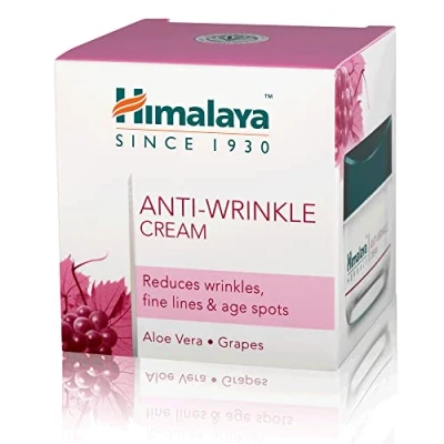 Immagine di Himalaya Herbals Anti wrinkle Cream 50g Previene le rughe, idrata e energizza il viso Trattamento naturale per una pelle luminosa ed incandescente (Anti Cream)