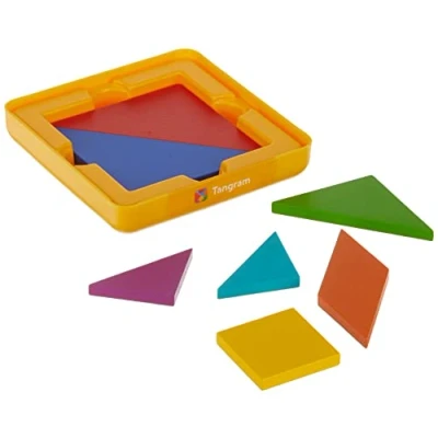 Immagine di Osmo Game Tangram gioco giocattoli educativi, Età 6 10 Usa forme/colori per risolvere i puzzle visivi (500), For iPad or Fire Tablet STEM Toy Base Required, 902 00020